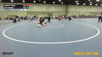 130 lbs Final - Libberty Drake, SOTM OK 7-12 1 vs Iris Cisneros, Mojo 7-12