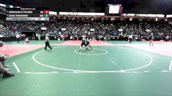160 lbs Cons. Round 3 - Abraham M Palmer, Unattached vs Zane Townsend, MON1