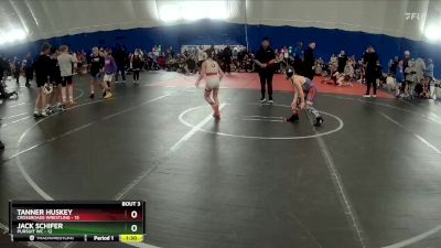 68 lbs Round 3 (3 Team) - Jack Schifer, Pursuit WC vs Tanner Huskey, Crossroads Wrestling