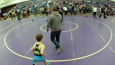 10U Boys - 56 lbs Champ. Round 2 - Leyton Boyd, Contenders Wrestling Academy vs Samuel Myatt, Fox Lake Wrestling Club