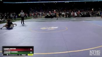 D3-175 lbs Cons. Round 1 - Caden Minton, Corunna HS vs Connor Hadden, Algonac HS