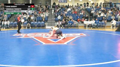 133 lbs Round Of 16 - John Sheehy, Sacred Heart vs Brendan Ferretti, Navy