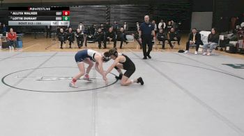 100 lbs 1st Place Match - Alliya Walker, Grayson County vs Lottie Durant, Broad Run