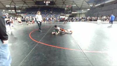 114 lbs Champ. Round 1 - Zeke James, Hoquiam Jr. Grizzly Wrestling Club vs Max Malave, Gig Harbor Grizzlies Wrestling Club