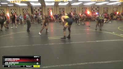 155 lbs Round 1 (6 Team) - Jayden Medina, Pro Ex/Prestige vs Joe Giordano, Triumph WC