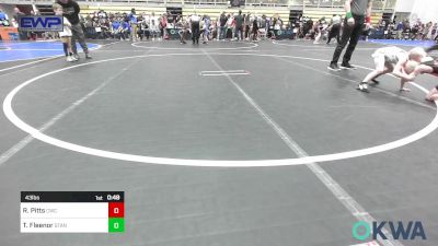 43 lbs Quarterfinal - Rhett Pitts, Cowboy Wrestling Club vs Tyler Fleenor, Standfast OKC