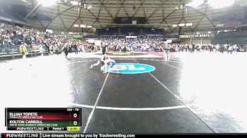 70 lbs Champ. Round 1 - Kolton Carroll, White River Hornets Wrestling Club vs Elijah Topete, Twin City Wrestling Club