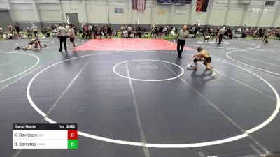 66 lbs Consolation - Kruz Davidson, Jwc vs Domanic Serratos, Hawkeye WC