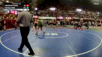 G - 190 lbs Cons. Round 5 - Brooklen Larsen, Billings West Girls vs Kittalla Wise, Great Falls Cmr Girls