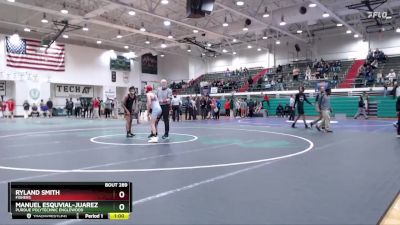 106 lbs 3rd Place Match - Manuel Esquvial-Juarez, Purdue Polytechnic Englewood vs Ryland Smith, Fishers