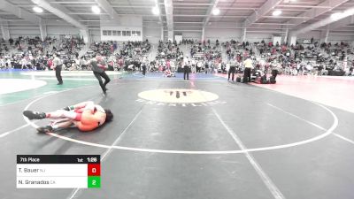 106 lbs 7th Place - Travis Bauer, NJ vs Nathaniel Granados, CA