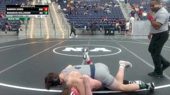 157 lbs Cons. Round 3 - Brandon Bollinger, Missouri Baptist University vs Damion Jones, Huntingdon