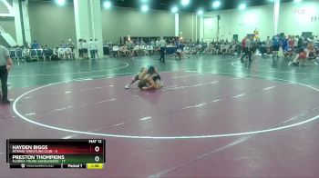 138 lbs Round 5 (6 Team) - Hayden Biggs, Intense Wrestling Club vs Preston Thompkins, Florida Young Gunslingers