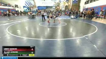 126 lbs Quarterfinal - Jimmy Vasquez, American Falls vs Blaine Leonard, Lake City