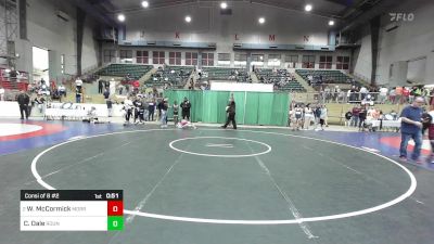 90 lbs Consi Of 8 #2 - William McCormick, Morris Fitness Wrestling Club vs Chandler Dale, Roundtree Wrestling Academy