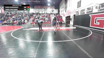 157 lbs Semifinal - Koen Barendregt, Kimberly vs James Wiscombe, Buhl