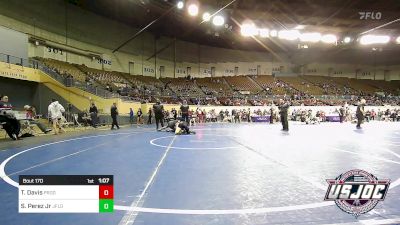 170 lbs 2nd Place - Theron Davis, Prodigy Elite Wrestling vs Sean Perez Jr, Jflo Trained