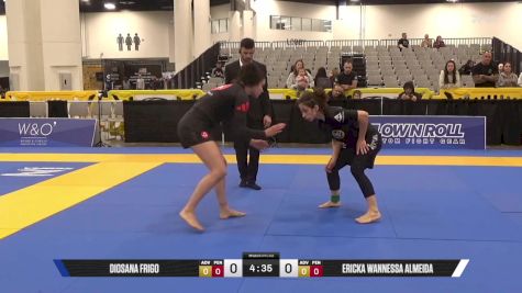 Ericka Wannessa Almeida vs Diosana Frigo 2025 World IBJJF Jiu-Jitsu No-Gi Championship