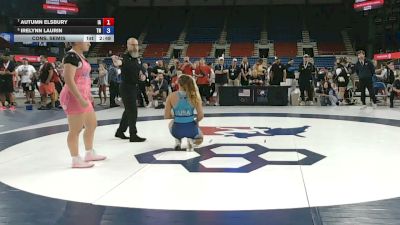 190 lbs Cons. Semis - Autumn Elsbury, Iowa vs Irelynn Laurin, Tennessee
