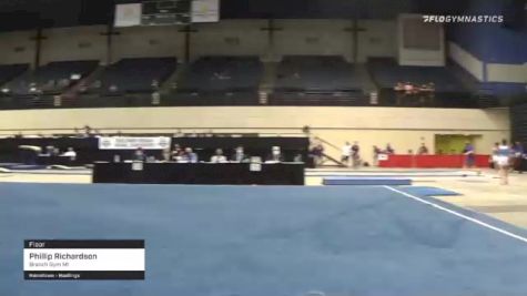 Phillip Richardson - Floor, Branch Gym MI - 2021 USA Gymnastics Development Program National Championships