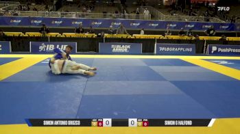 Simon G Halfond vs Simon Antonio Orozco 2026 Pan Jiu Jitsu IBJJF Championship