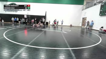 140 lbs 5th Place Match - Addison Cole, WWC Wrestling vs Alexis Dubowsky, Bentonville High School Wrestl