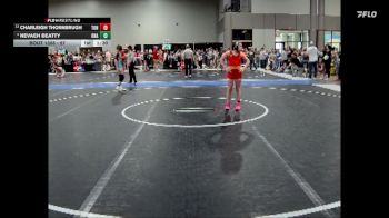 97 lbs Champ. Round 1 - Charleigh Thornbrugh, Tonganoxie vs Nevaeh Beatty, Onaga
