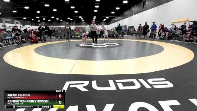 60 lbs Semis & 1st Wrestleback (8 Team) - Remington Pierzynowski, PA Alliance vs Jacob Graber, Untouchables