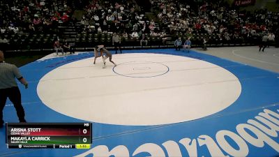 5A 110 lbs Semifinal - Arisna Stott, Cedar Valley vs Makayla Carrick, Salem Hills