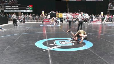 4A 106 lbs Cons. Round 1 - Abrahm Gandara, Tierra Encantada vs Charles Norton, St. Pius X