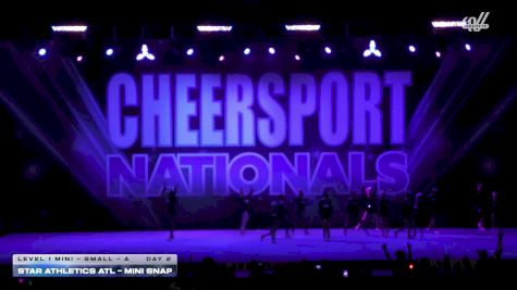 Star Athletics ATL - Mini Snap [2026 L1 Mini - Small - A Day 2] 2026 CHEERSPORT National All Star Cheerleading Championship