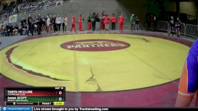 117 lbs Round 3 - Dana Scott, Henley High School vs Taryn Mcclure, Culver Mat Club