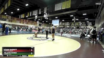 150 lbs Champ. Round 2 - Ethan Barrett, Murrieta Valley vs Felicito Nunez, Shadow Hills