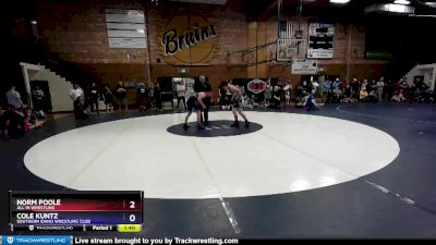 126 lbs Champ. Round 1 - Norm Poole, All In Wrestling vs Cole Kuntz, Southern Idaho Wrestling Club