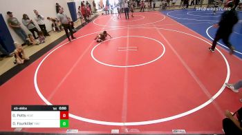 43-46 lbs Rr Rnd 1 - Garrett Potts, Heat vs Dakota Fourkiller, Tahlequah Wrestling Club