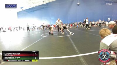 72 lbs Round 1 (4 Team) - Mason Proctor, Missouri Outlaws vs Landon Wagner, Slyfox Silver