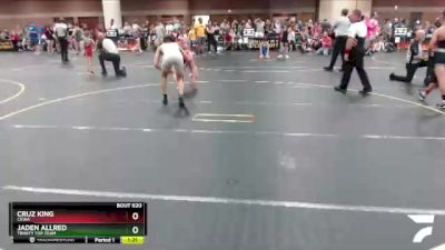 130 lbs Quarterfinal - Cruz King, CKWA vs Jaden Allred, Trinity Top Team