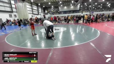 77 lbs Semifinal - Abel Bentley, Va Team Predator vs Sean Shelley, Bandits