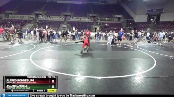 112-116 lbs Round 2 - Jacari Daniels, Widefield Wrestling Club vs Alfred Ronneburg, Wrecking Crew Wrestling Club