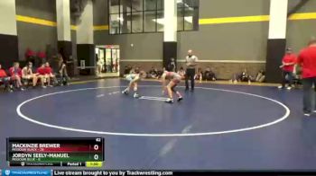 82 lbs Round 3 (12 Team) - Mackinzie Brewer, Missouri Black vs Jordyn Seely-manuel, Missouri Blue