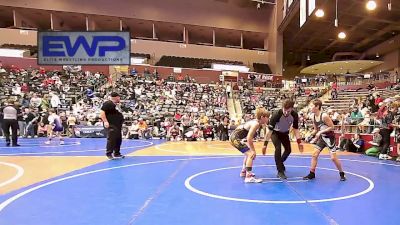 100 lbs Quarterfinal - Daylen Lefevers, Mountain Home Flyers Youth Wrestling Club vs Lucas Ellis, Gentry Youth Organization Wrestling