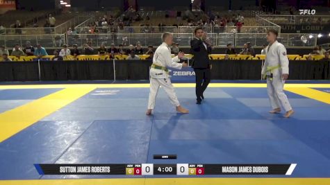 Mason James DuBois vs Sutton James Roberts 2025 Pan Kids Jiu-Jitsu IBJJF Championship