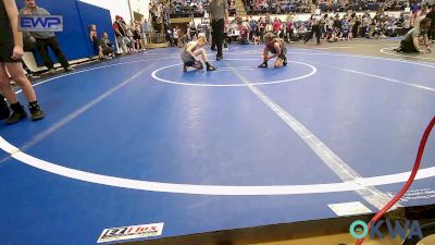 64 lbs Rr Rnd 2 - Paizley Minter, Wagoner Takedown Club vs Riley Wishard, Tiger Trained Wrestling