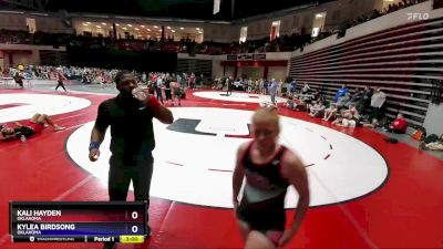170 lbs Semifinal - Kali Hayden, Oklahoma vs Kylea Birdsong, Oklahoma