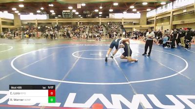 190 lbs Quarterfinal - Chris Lora, Rutherford vs Ralph Warner, Waldwick/Midland Park