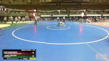 130 lbs Semifinal - Sam Shabanov, Williamsburg Wrestling Club vs James Wilson, Chesapeake