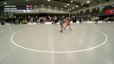 154.8-166.7 lbs Champ. Round 2 - Dakota Hester, Contenders Wrestling Academy vs Kenadi Pierce, M3 Wrestling Academy