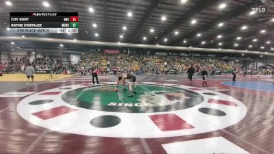 140 lbs 5th Place Match - Coy Eddy, Douglas Wrestling Club vs Kayne Costalez, Magic City Wrestling Club