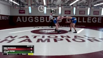 174 lbs 3rd Place Match - Ben Peterson, Luther vs Dylan Peper, Luther