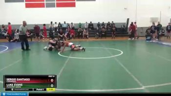 195 lbs Champ. Round 2 - Luke Evans, Pleasant Grove vs Sergio Santiago, Chaparral